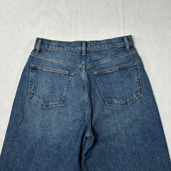 Reformation Cary High Rise Slouchy Wide Leg Jeans Women's Size 27 Medium Wash - Picture 14 of 15